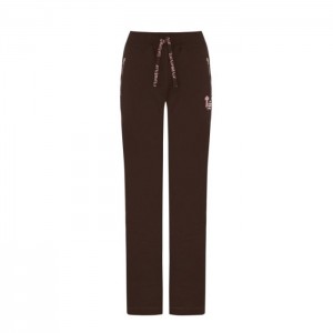 Női Trapstar Script Zip Leg Jogging Bottoms Nadrág Barna Rózsaszín | Hungary FE14-423