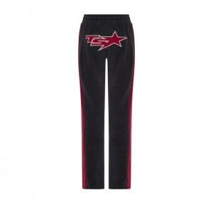 Női Trapstar TS-Star Velour Pálya Bottoms Nadrág Bordó | Hungary IN95-663