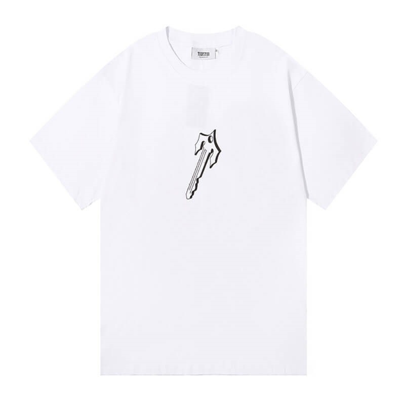 Férfi Trapstar Anime Key T Logo Póló Fehér | Hungary FN64-222