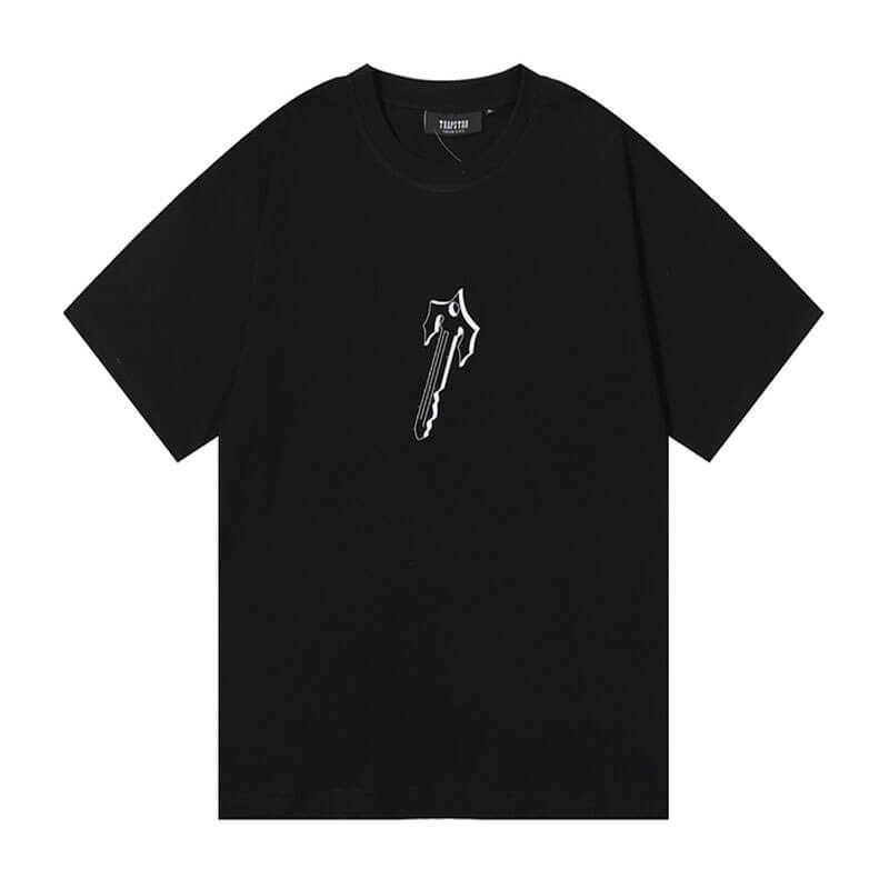 Férfi Trapstar Anime Key T Logo Póló Fekete | Hungary HR29-465