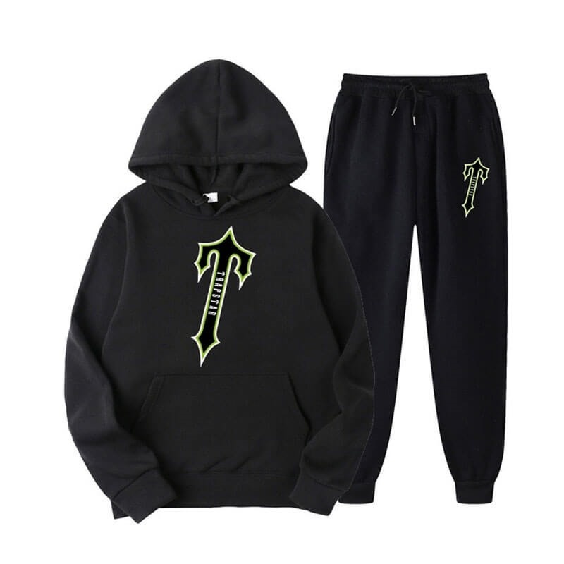 Férfi Trapstar Central Tee And Irongate Melegítő Fekete | Hungary PO84-828