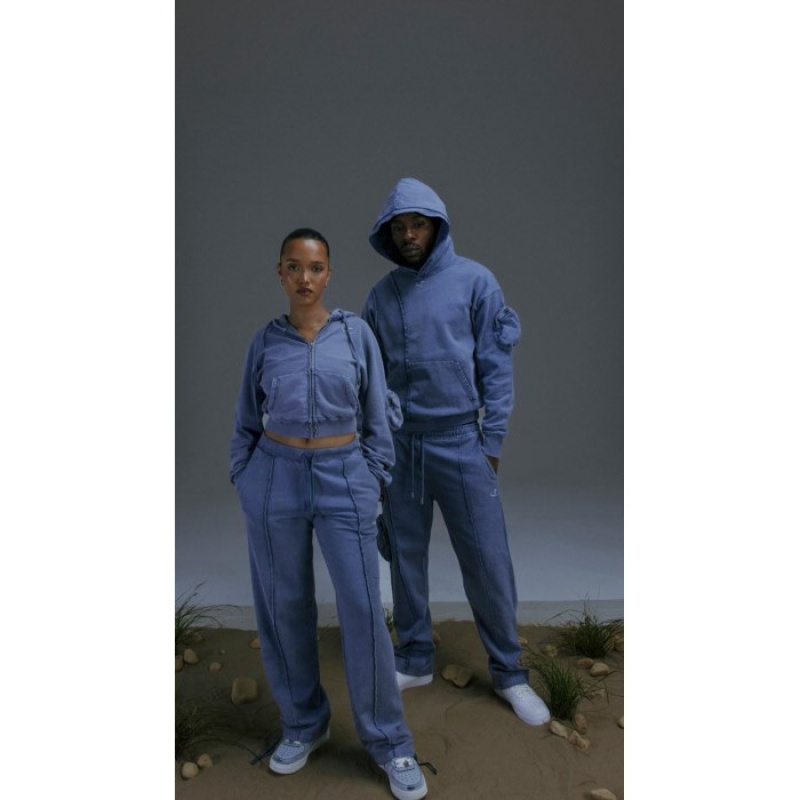 Férfi Trapstar Construct Hoodie Melegítő Kék | Hungary EU42-173