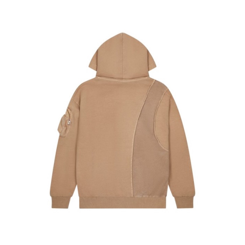 Férfi Trapstar Construct Hyperdrive Hoodie Melegítő Kávé | Hungary MG82-421