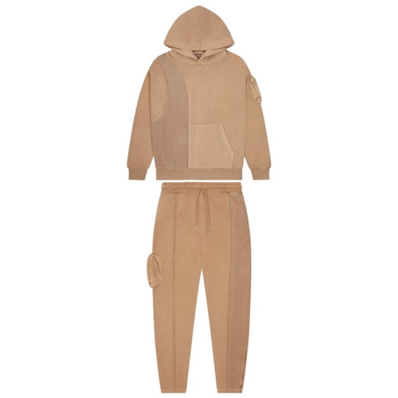Férfi Trapstar Construct Hyperdrive Jogging Bottoms Melegítő Kávé | Hungary JU52-201