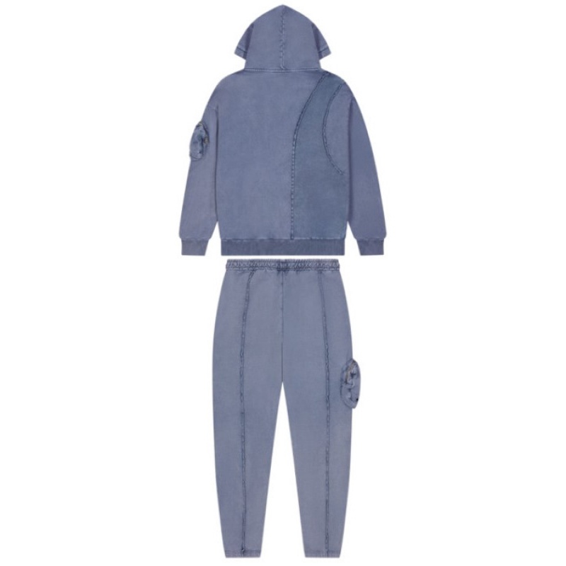 Férfi Trapstar Construct Hyperdrive Jogging Bottoms Nadrág Kék | Hungary PV95-059