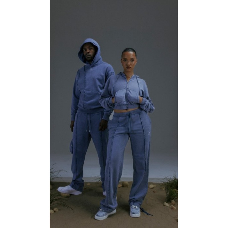 Férfi Trapstar Construct Hyperdrive Jogging Bottoms Nadrág Kék | Hungary PV95-059