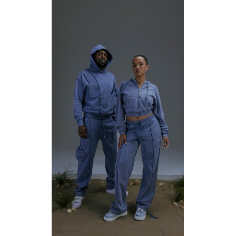 Férfi Trapstar Construct Hyperdrive Jogging Bottoms Nadrág Kék | Hungary PV95-059