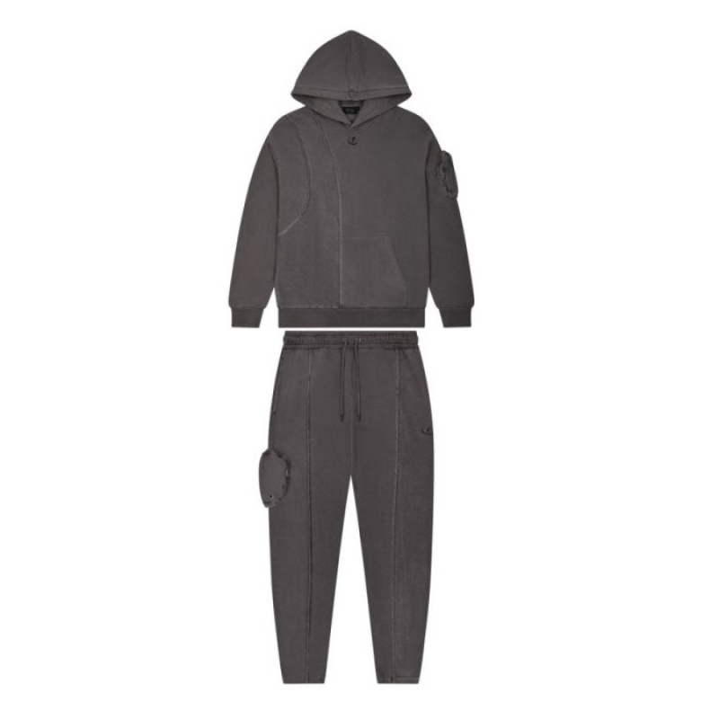 Férfi Trapstar Construct Hyperdrive Jogging Bottoms Nadrág Fekete | Hungary HI76-866