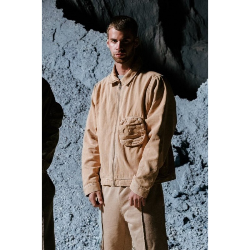 Férfi Trapstar Construct Jacket Felsőruházat Kávé | Hungary OW20-884