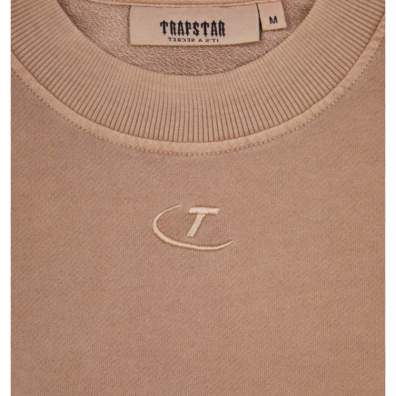 Férfi Trapstar Constructed Hyperdrive Tee Póló Kávé | Hungary LW56-737