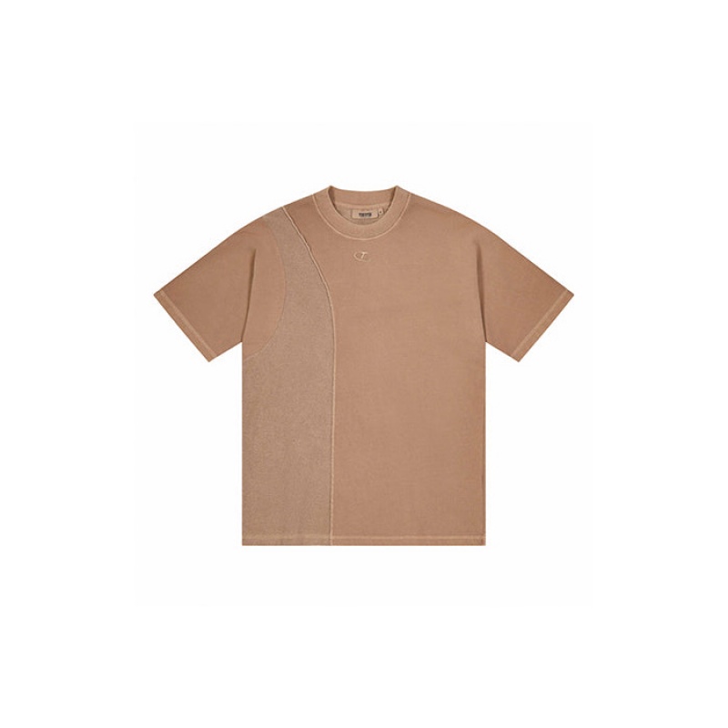 Férfi Trapstar Constructed Hyperdrive Tee Póló Kávé | Hungary LW56-737