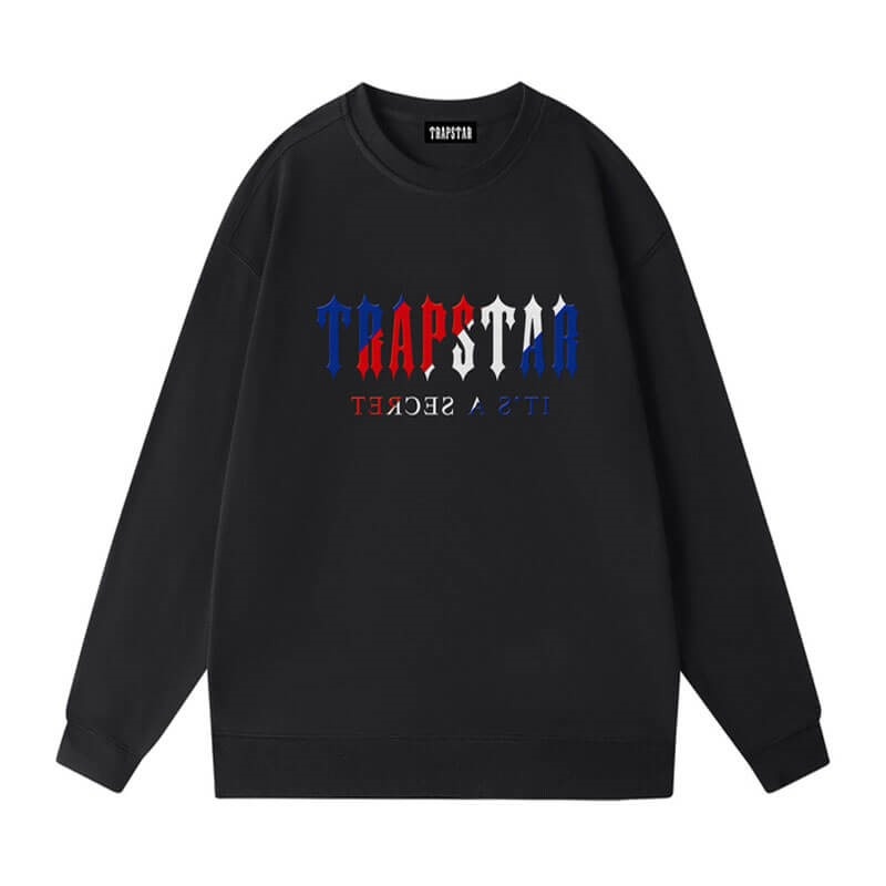 Férfi Trapstar Crewneck It’s A Secret Galaxy Pulóverek Fekete | Hungary VE56-115