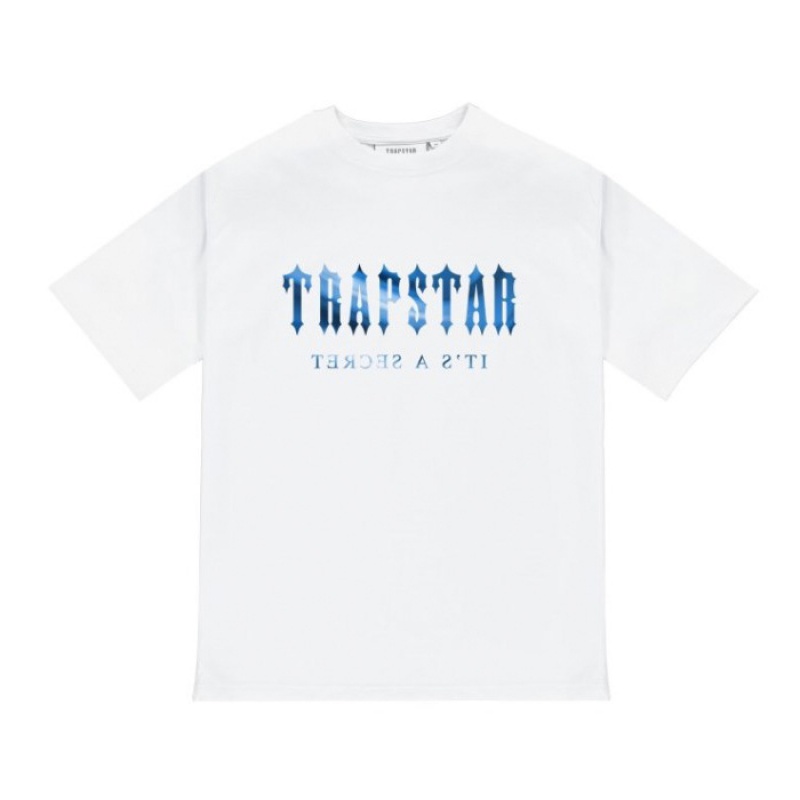 Férfi Trapstar Decoded Tee Póló Fehér | Hungary TP08-216