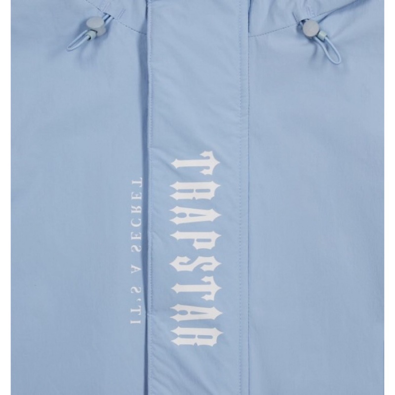 Férfi Trapstar Decoded Windbreaker Felsőruházat Kék | Hungary JU95-083
