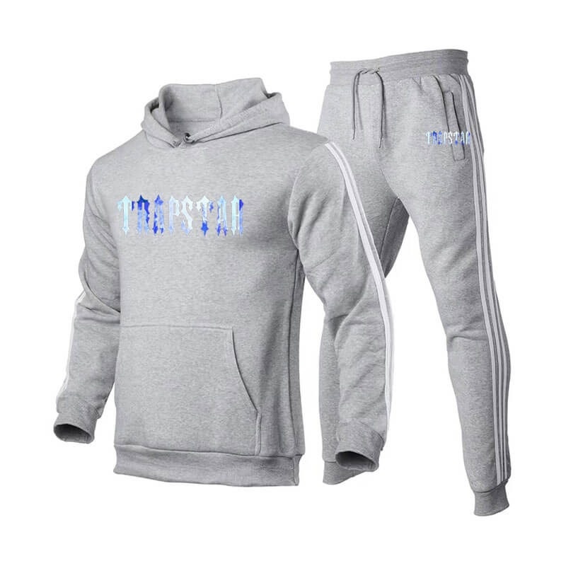 Férfi Trapstar Fleece Causal Sport Melegítő Szürke | Hungary XY65-822