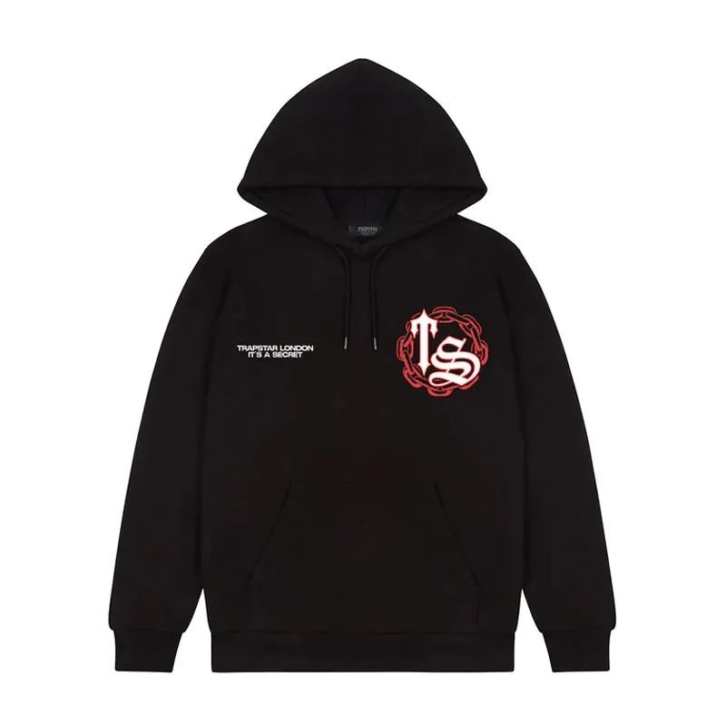 Férfi Trapstar Fleece Chain Script Pulcsi Fekete | Hungary XE48-661
