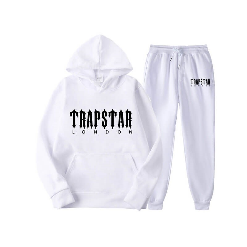Férfi Trapstar Fleece London Melegítő Fehér | Hungary FG23-836