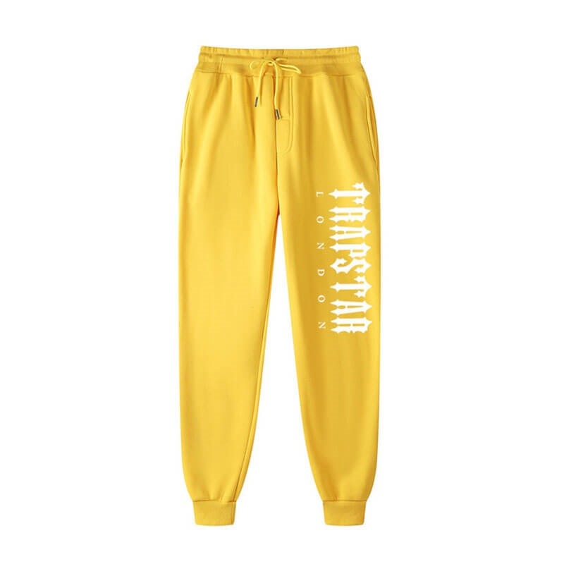 Férfi Trapstar Fleece London Shining Nadrág Sárga | Hungary KZ20-358
