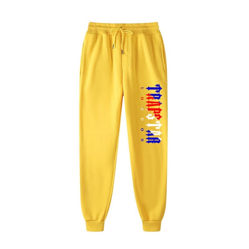 Férfi Trapstar Fleece London Shining Nadrág Sárga | Hungary TT37-596