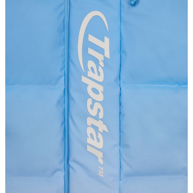 Férfi Trapstar Hyperdrive Technical Puffer Felsőruházat Kék | Hungary MA02-955