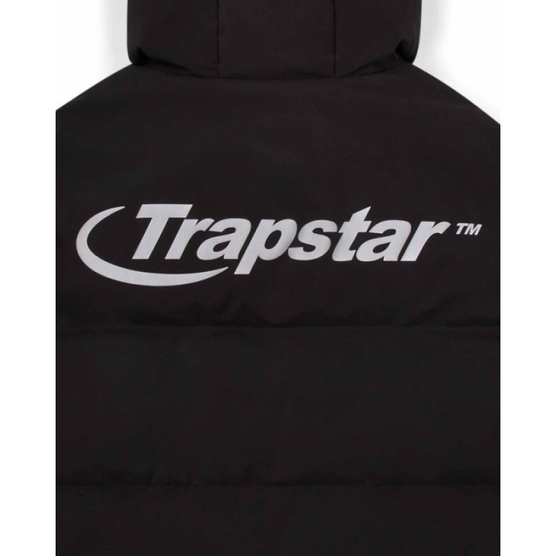 Férfi Trapstar Hyperdrive Technical Puffer Felsőruházat Fekete | Hungary CZ00-575