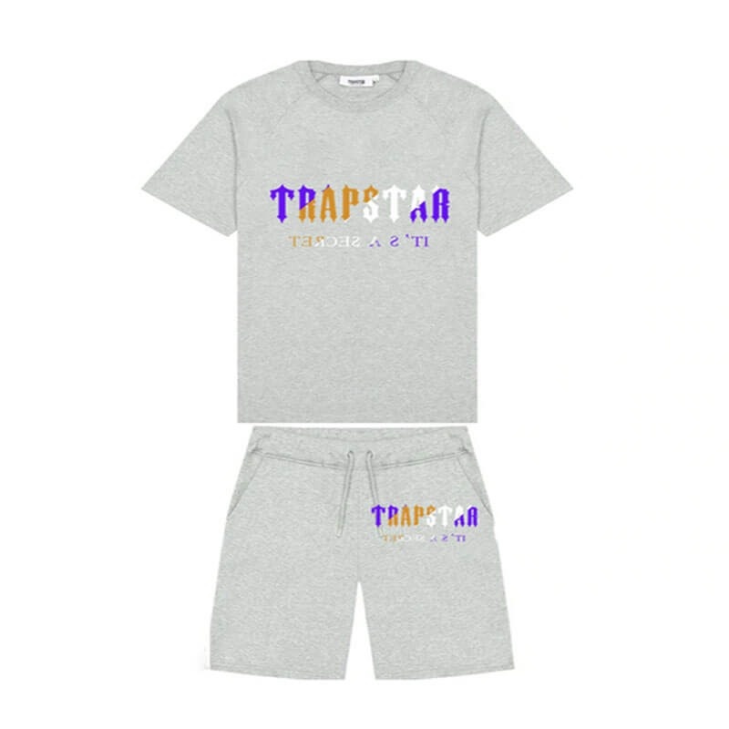 Férfi Trapstar Irongate Arch Chenille Set Rövidnadrág Szürke | Hungary UL53-744