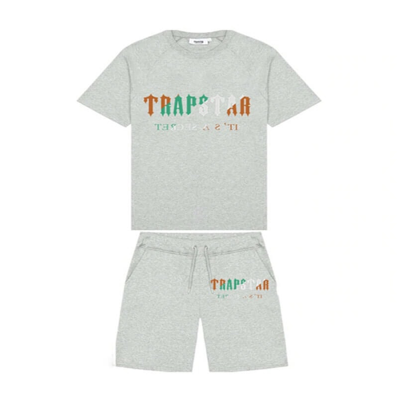 Férfi Trapstar Irongate Arch Chenille Set Rövidnadrág Szürke | Hungary YY01-445