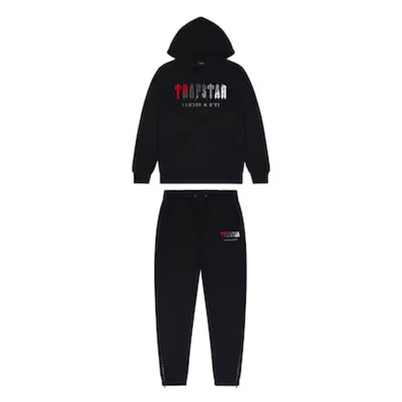 Férfi Trapstar Irongate Decoded Hoodie Melegítő Fekete | Hungary EM85-436