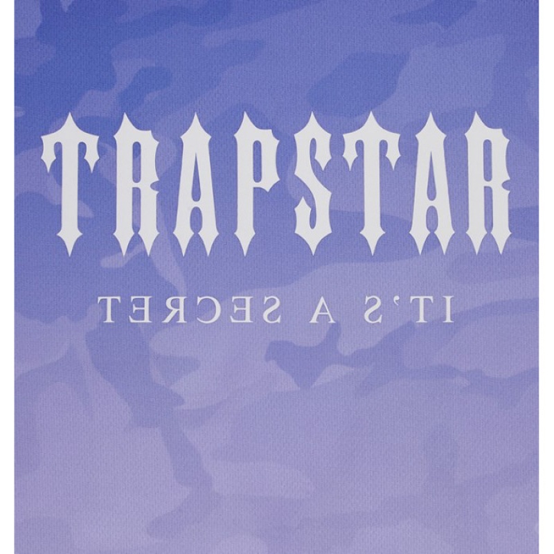 Férfi Trapstar Irongate Football Jersey Póló Kék | Hungary ON22-605