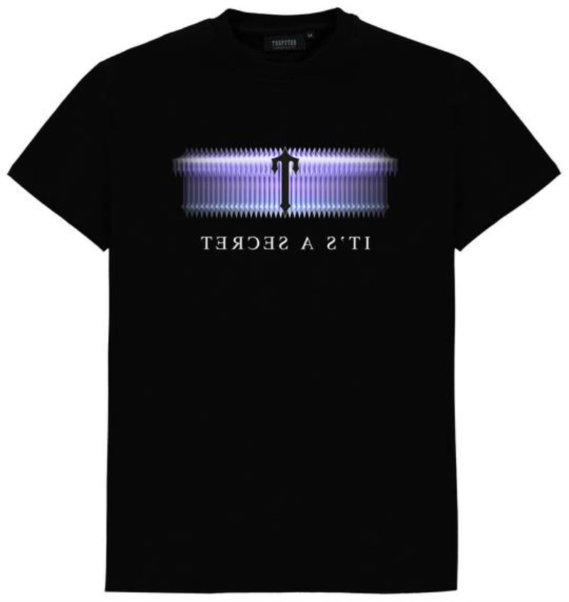 Férfi Trapstar Irongate T Fade Póló Fekete | Hungary NW89-251