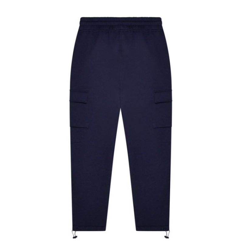 Férfi Trapstar Irongate T Trap Fleece Bottoms Nadrág Sötétkék | Hungary PH41-000