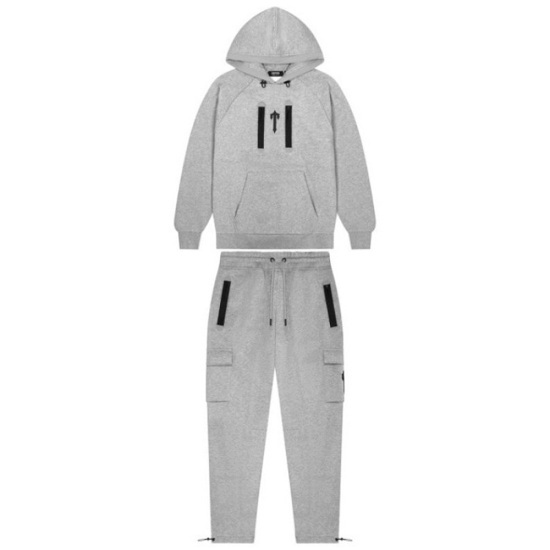 Férfi Trapstar Irongate T Trap Fleece Hoodie Melegítő Szürke | Hungary RV84-288