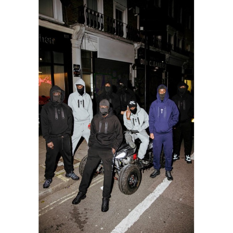 Férfi Trapstar Irongate T Trap Fleece Pulcsi Szürke | Hungary DO04-726
