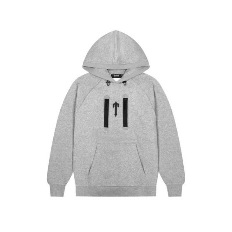 Férfi Trapstar Irongate T Trap Fleece Pulcsi Szürke | Hungary DO04-726