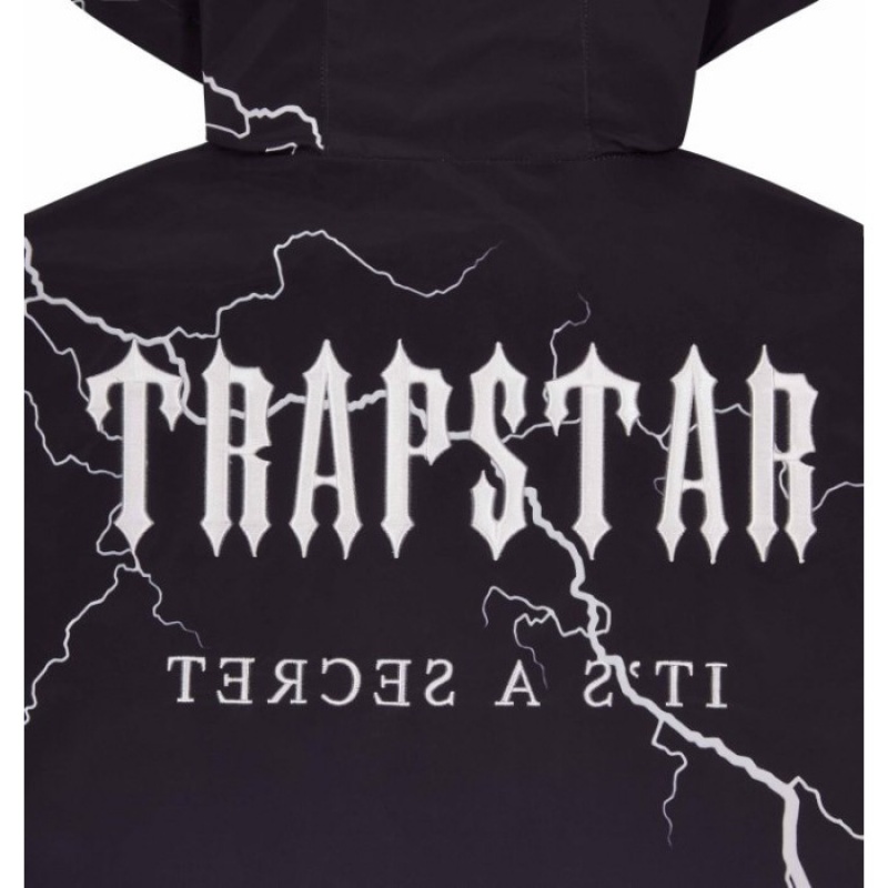 Férfi Trapstar Irongate T Windbreaker Felsőruházat Fekete | Hungary GQ19-068