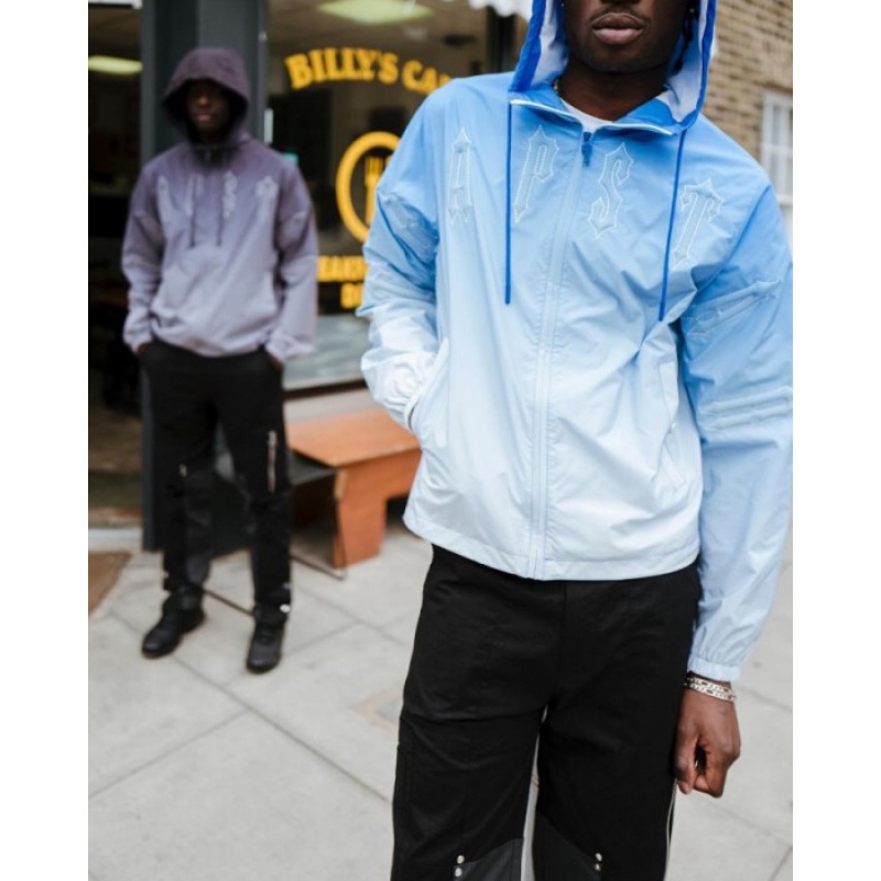 Férfi Trapstar Irongate Windbreaker Felsőruházat Fekete | Hungary WV94-368