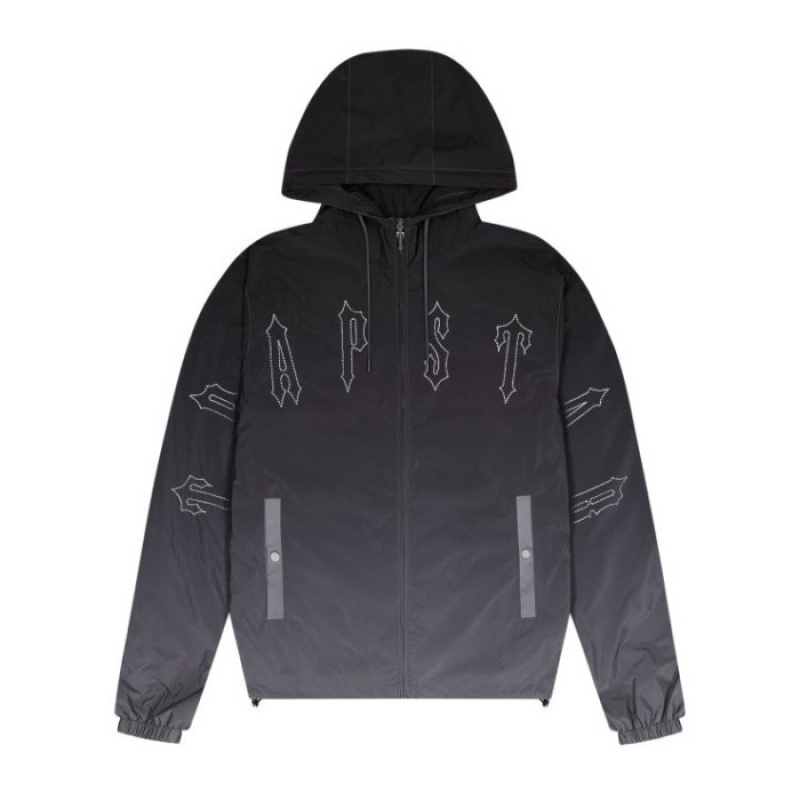 Férfi Trapstar Irongate Windbreaker Felsőruházat Fekete | Hungary WV94-368