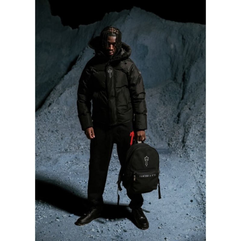 Férfi Trapstar It's A Secret Rucksack Táska Fekete Fehér | Hungary CQ66-822
