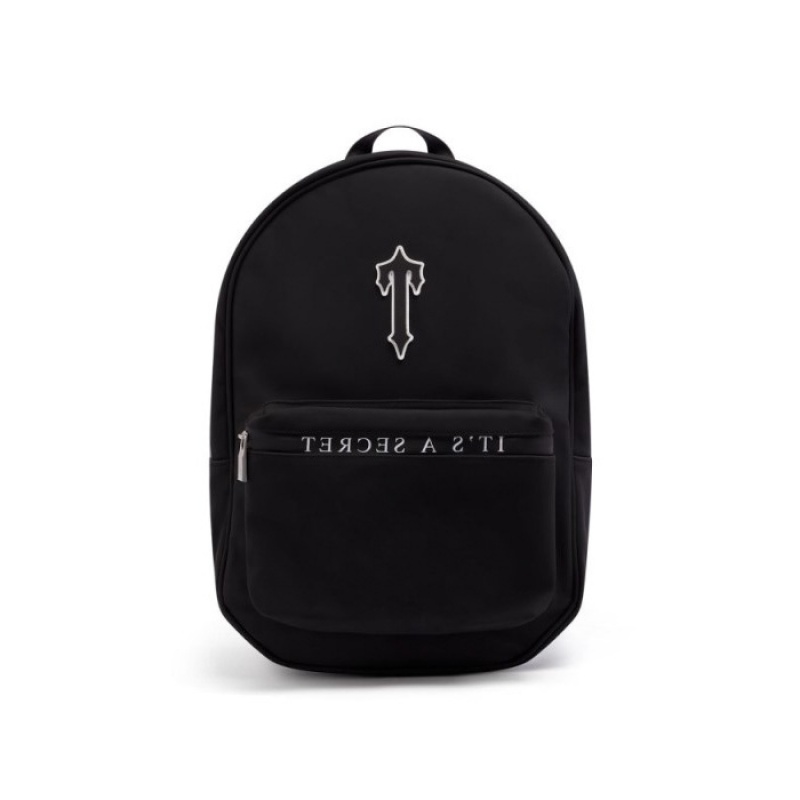 Férfi Trapstar It\'s A Secret Rucksack Táska Fekete Fehér | Hungary CQ66-822