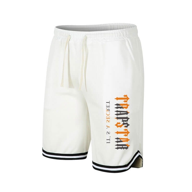 Férfi Trapstar Merch Rövidnadrág Fehér | Hungary OA06-239