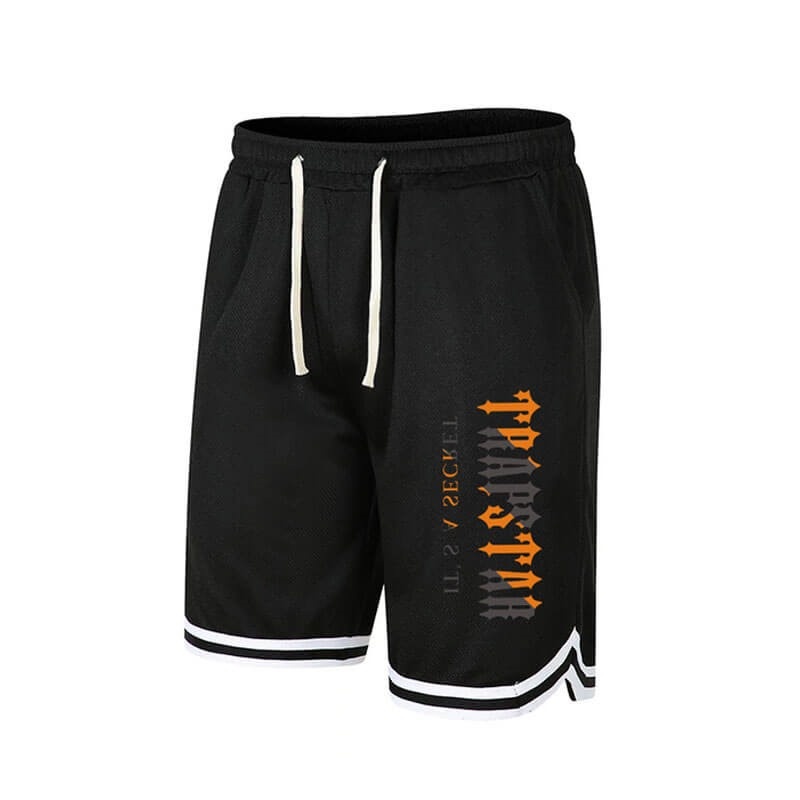 Férfi Trapstar Merch Rövidnadrág Fekete | Hungary UA24-353