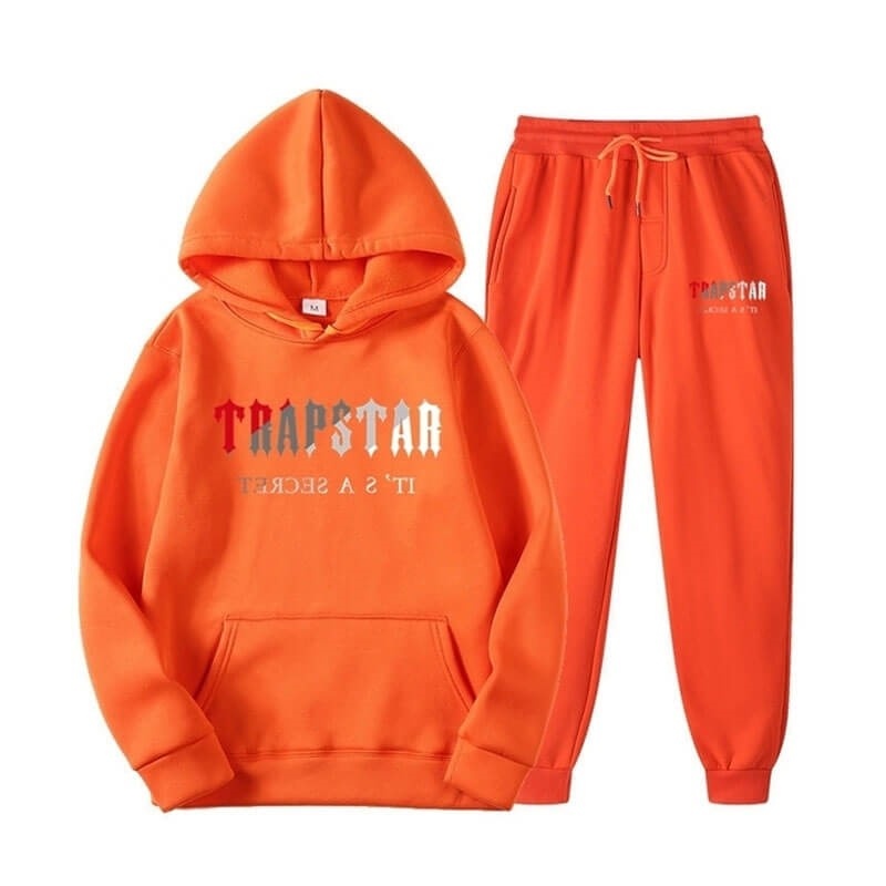 Férfi Trapstar Orange It\'s A Secret Set Melegítő Narancssárga | Hungary GQ99-859