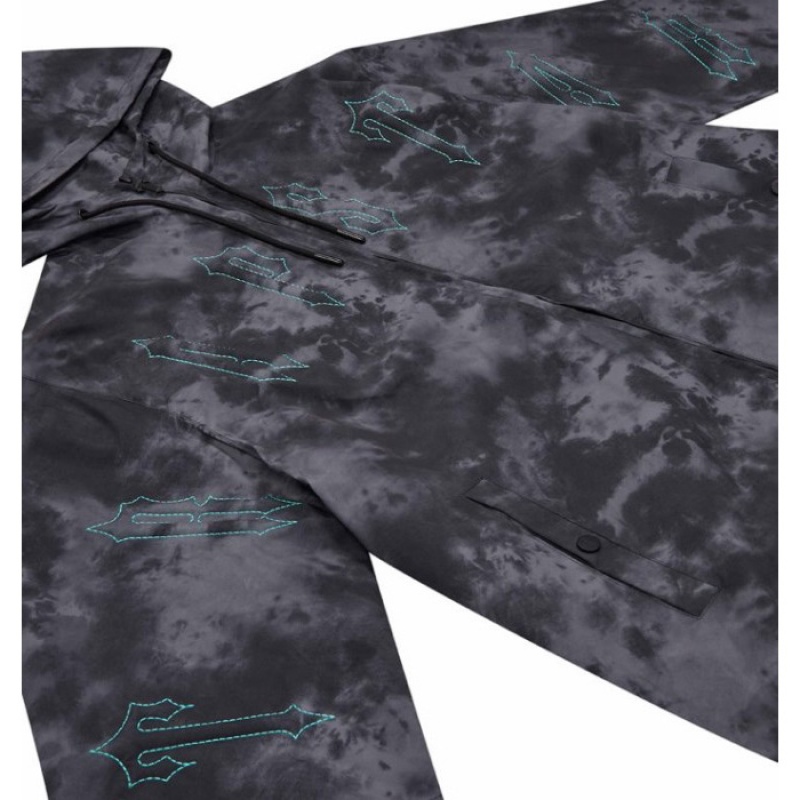 Férfi Trapstar Pigment Irongate Windbreaker Felsőruházat Fekete | Hungary UY24-026