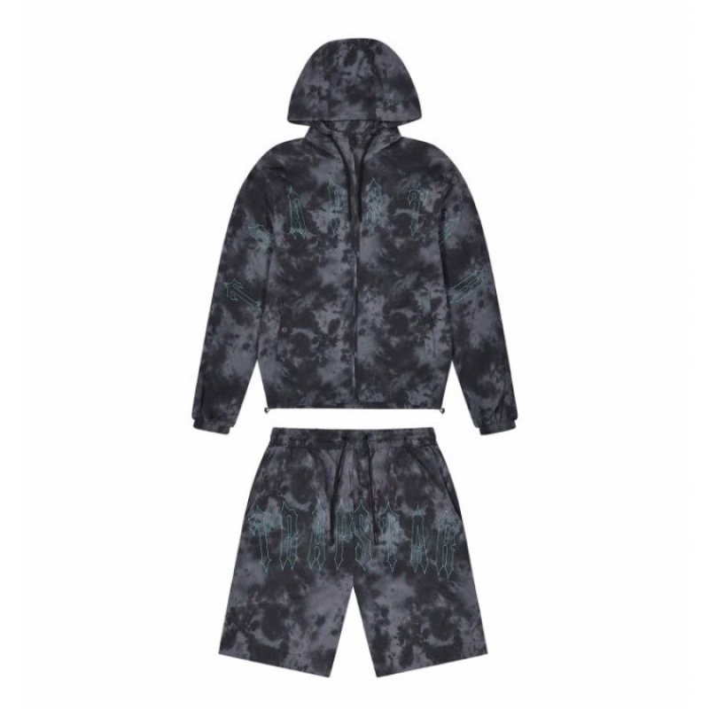 Férfi Trapstar Pigment Irongate Windbreaker Felsőruházat Fekete | Hungary UY24-026