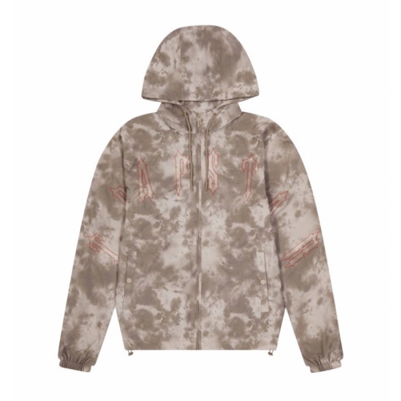 Férfi Trapstar Pigment Irongate Windbreaker Felsőruházat Kávé | Hungary OA89-331