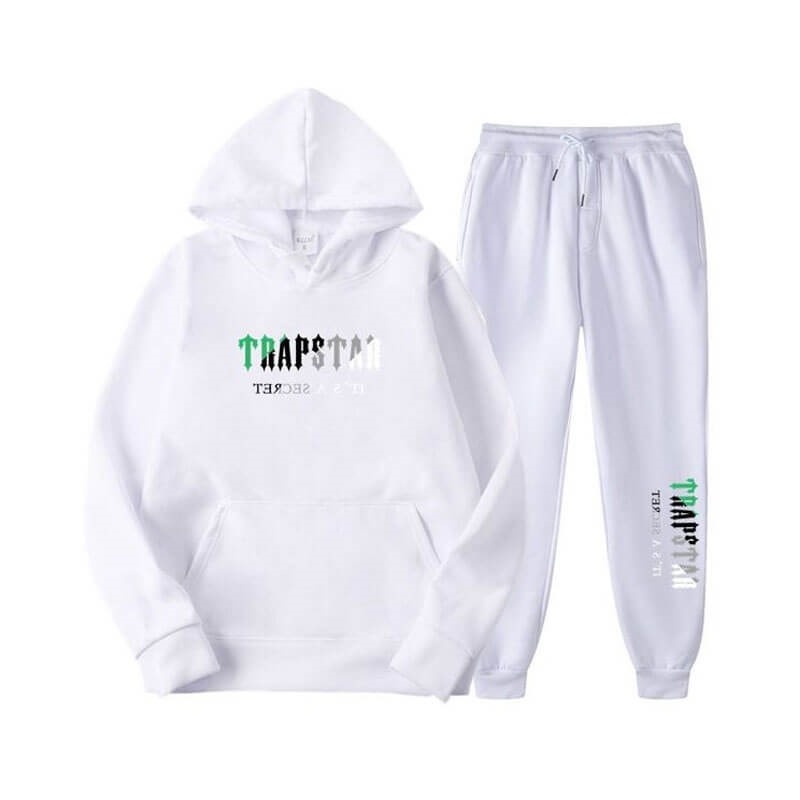 Férfi Trapstar Printed Autumn Téli Warm Sportswear Melegítő Fehér | Hungary LO00-814