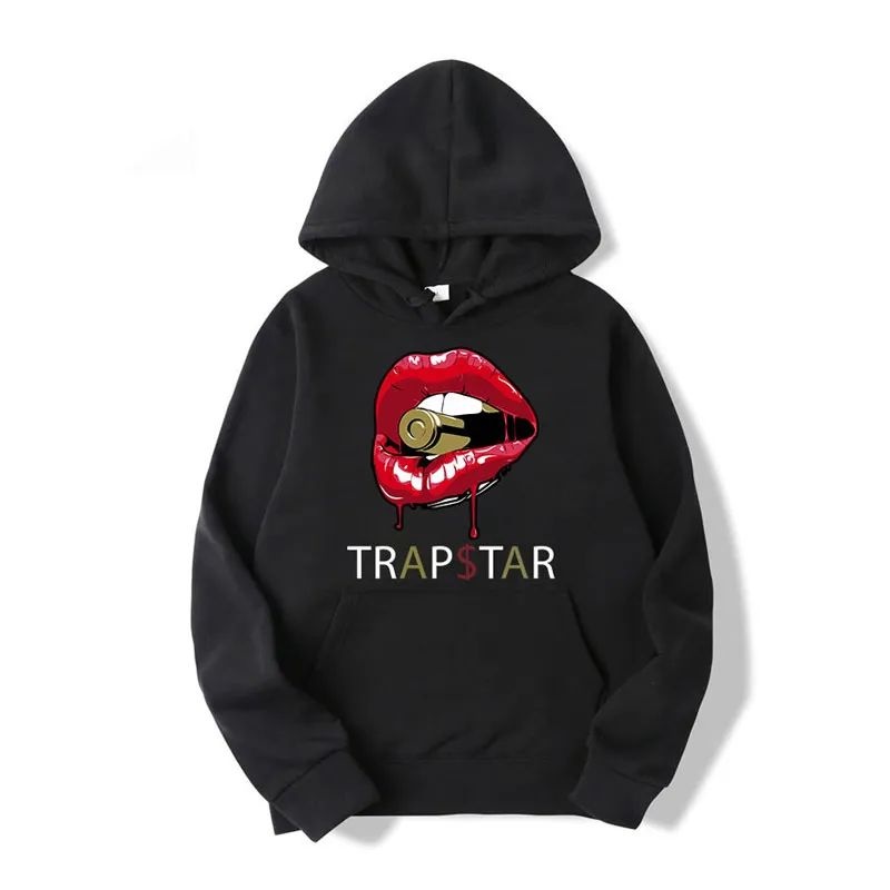 Férfi Trapstar Red Lips Pulcsi Piros | Hungary PZ69-932