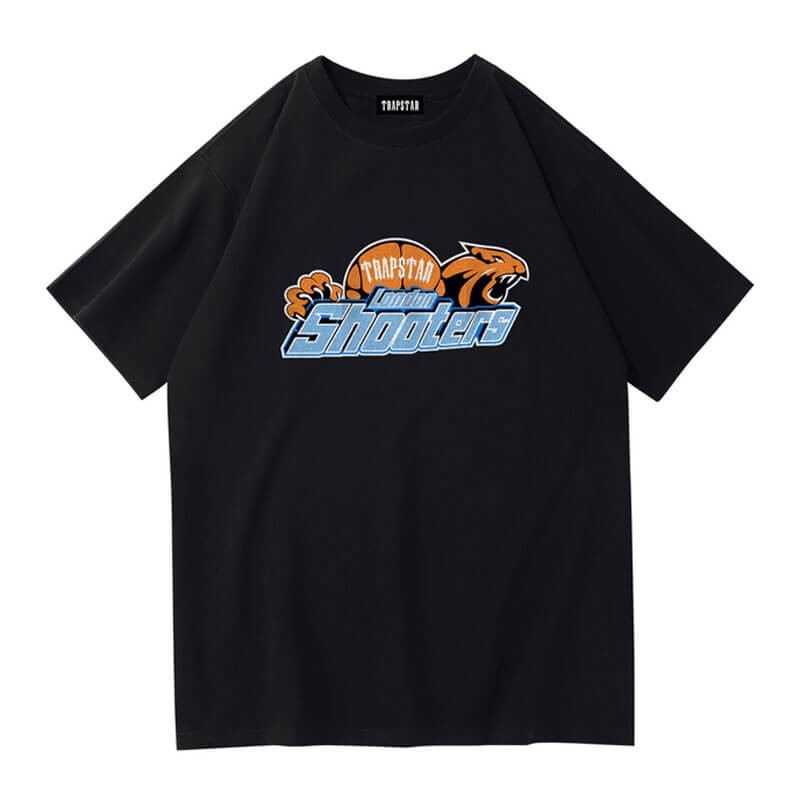 Férfi Trapstar Shooters Hoodie Póló Fekete | Hungary TX04-223