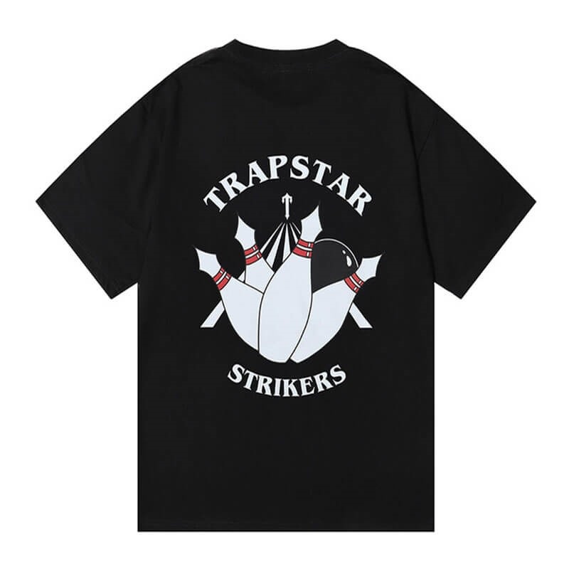 Férfi Trapstar Signature Strikers Póló Fekete | Hungary GZ45-448