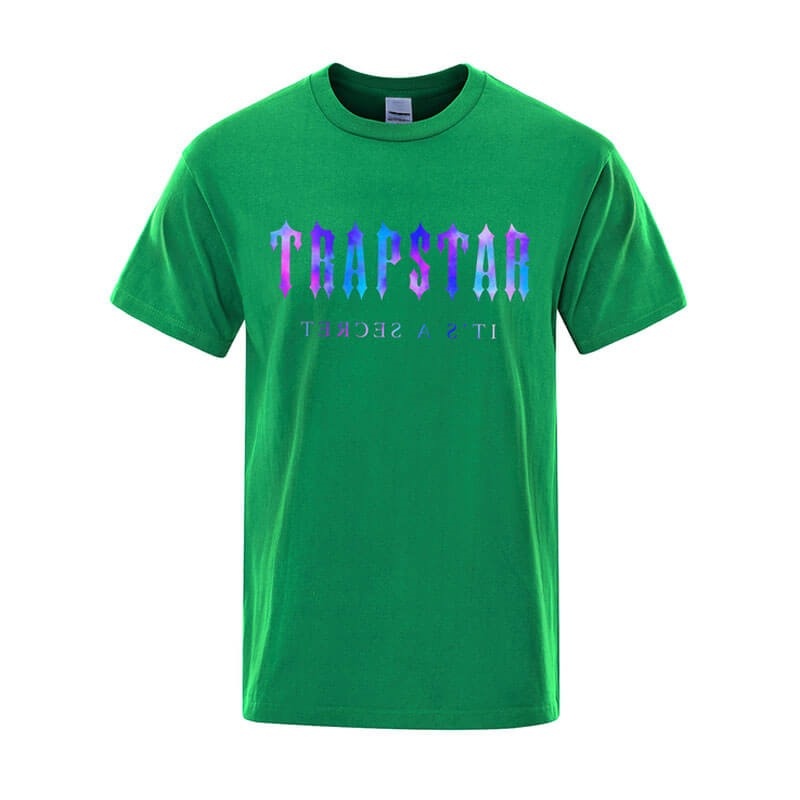Férfi Trapstar Soft Rövid Sleeve Póló Zöld | Hungary VR62-283